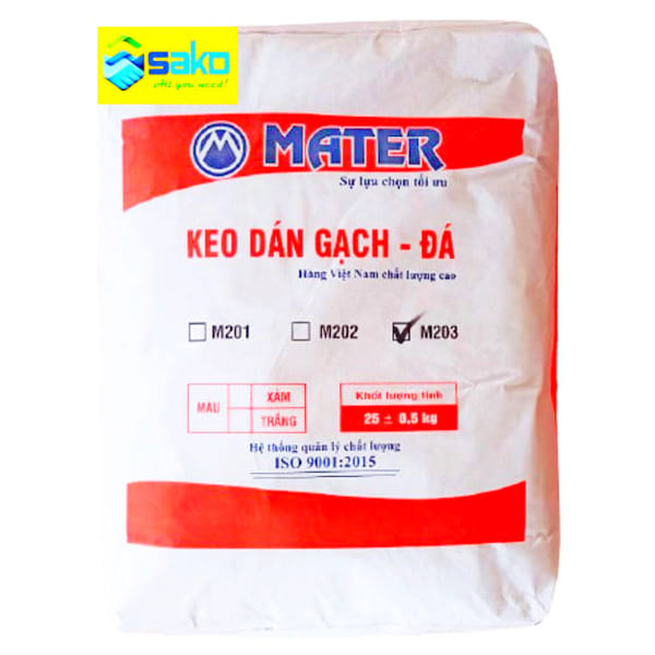 Keo dán gạch Mater chuyên keo ốp lát vữa xây dựng